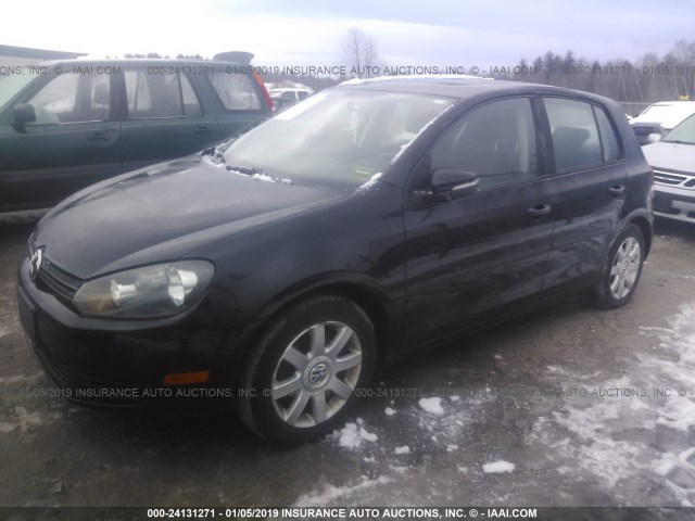 WVWDB7AJ6AW386806 - 2010 VOLKSWAGEN GOLF 黑色 照片 2