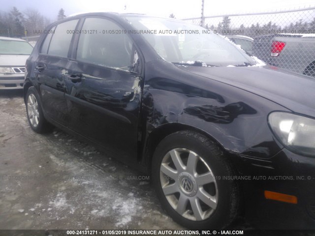 WVWDB7AJ6AW386806 - 2010 VOLKSWAGEN GOLF 黑色 照片 6