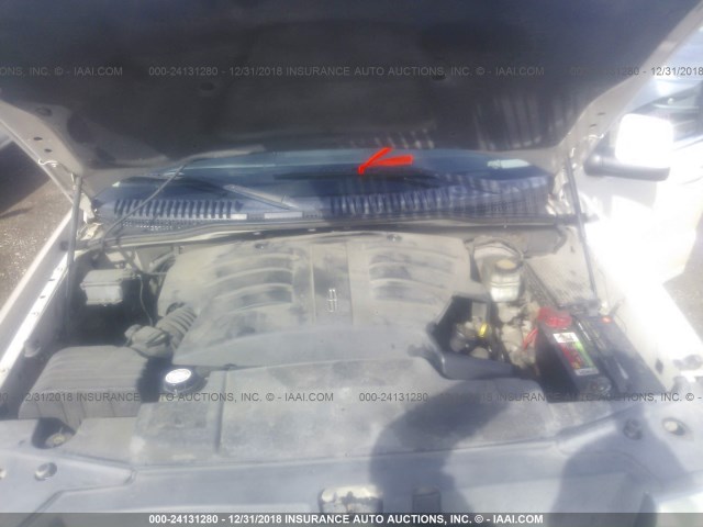 5LMEU68H55ZJ20458 - 2005 LINCOLN AVIATOR 奶油色 照片 10