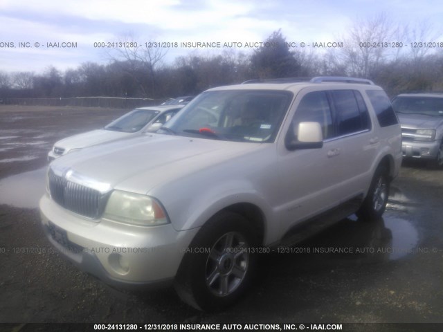 5LMEU68H55ZJ20458 - 2005 LINCOLN AVIATOR 奶油色 照片 2