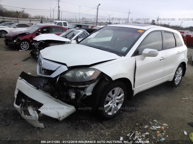 5J8TB2H23AA003240 - 2010 ACURA RDX WHITE photo 2