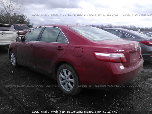 4T4BE46K49R139517 - 2009 TOYOTA CAMRY SE/LE/XLE 栗色 照片 3