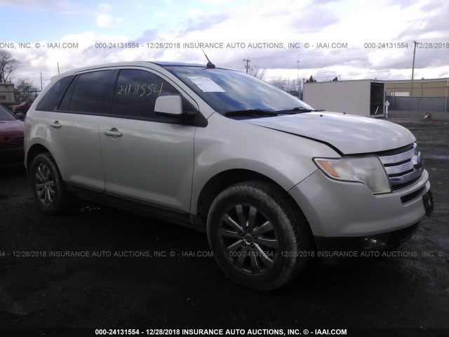 2FMDK48C97BA25887 - 2007 FORD EDGE SEL WHITE photo 1