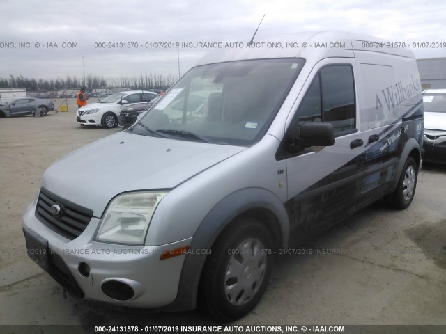 NM0LS7BN6DT176819 - 2013 FORD TRANSIT CONNECT XLT WHITE photo 2