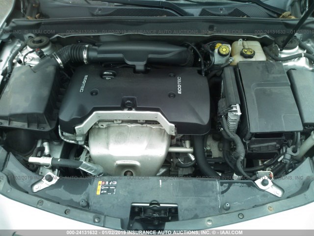 1G11C5SA4DF215164 - 2013 CHEVROLET MALIBU 1LT SILVER photo 10