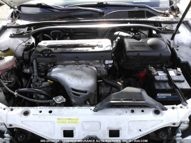 4T1CE38P15U530684 - 2005 TOYOTA CAMRY SOLARA SE/SLE Ağ foto 10