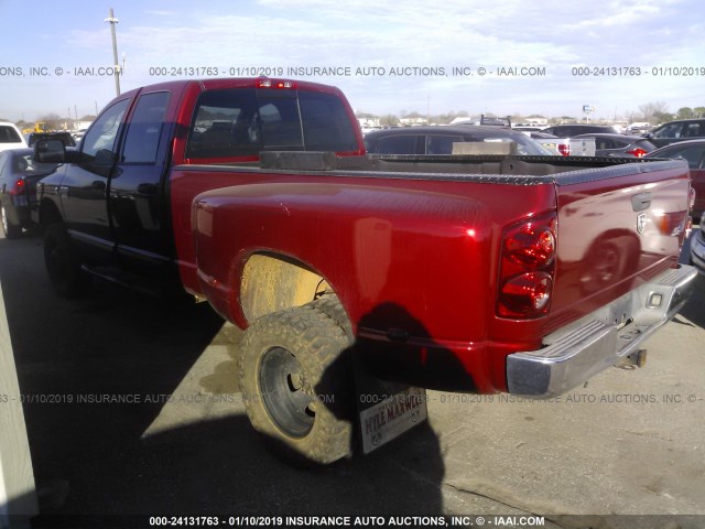 3D7MX48A57G819163 - 2007 DODGE RAM 3500 ST/SLT RED photo 3