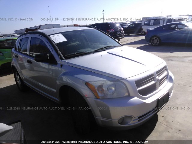 1B3HB48B67D409036 - 2007 DODGE CALIBER SXT SILVER photo 1