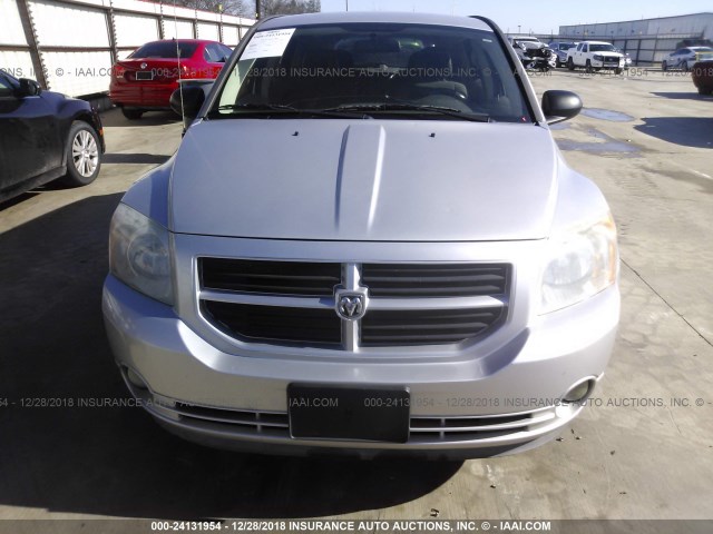 1B3HB48B67D409036 - 2007 DODGE CALIBER SXT SILVER photo 6