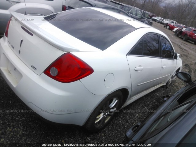 1G2ZK57N294242945 - 2009 PONTIAC G6 GT WHITE photo 4