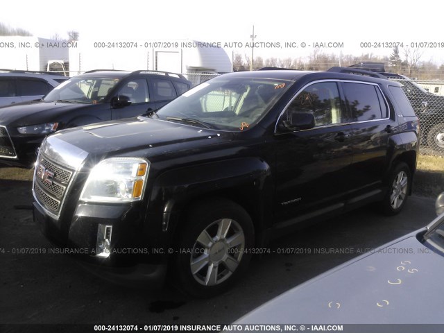 2GKFLTEK2C6366765 - 2012 GMC TERRAIN SLE BLACK photo 2