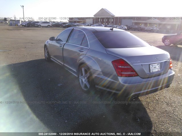 WDDNG86X68A161095 - 2008 MERCEDES-BENZ S 550 4MATIC GREEN photo 3