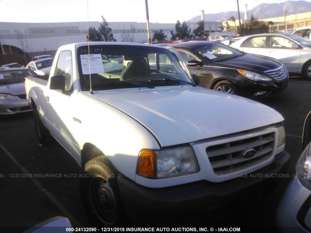 1FTYR10U72PA70378 - 2002 FORD RANGER WHITE photo 1