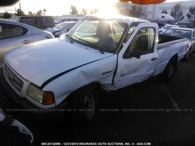 1FTYR10U72PA70378 - 2002 FORD RANGER WHITE photo 2