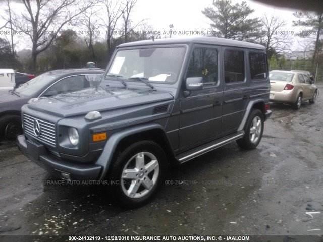 WDCYR49E68X173128 - 2008 MERCEDES-BENZ G GRAY photo 2