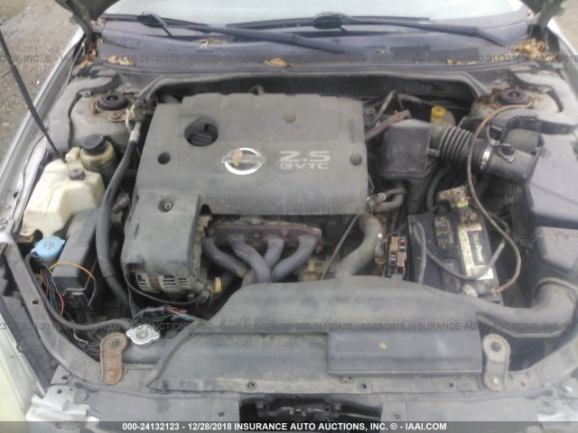 1N4AL11E54C179724 - 2004 NISSAN ALTIMA S/SL SILVER photo 10