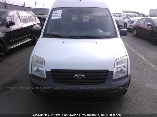 NM0LS7CN3DT172094 - 2013 FORD TRANSIT CONNECT XL WHITE photo 6