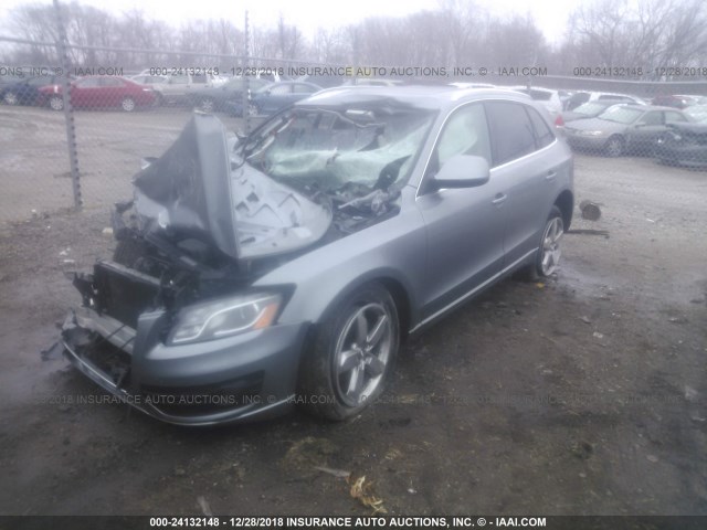 WA1VKAFP4AA040291 - 2010 AUDI Q5 PRESTIGE SILVER photo 2