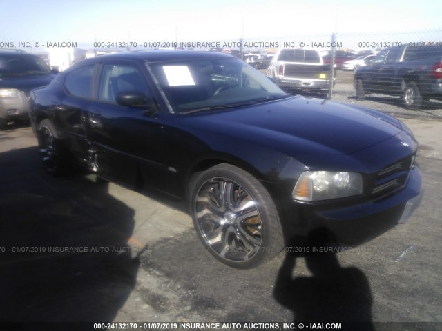 2B3KA43G87H677813 - 2007 DODGE CHARGER SE/SXT BLACK photo 1