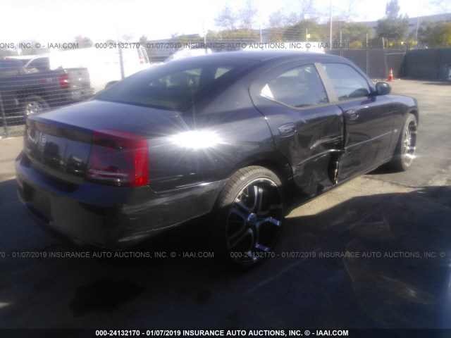 2B3KA43G87H677813 - 2007 DODGE CHARGER SE/SXT BLACK photo 4