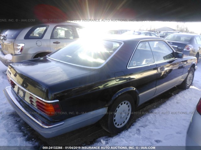 WDBCA45D1JA395992 - 1988 MERCEDES-BENZ 560 SEC BLACK photo 4