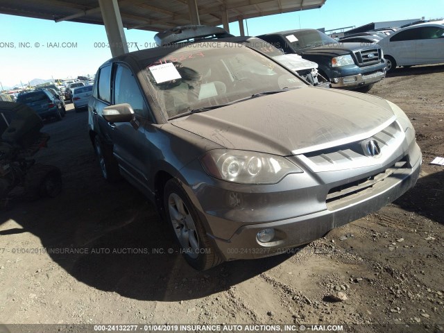 5J8TB18287A021798 - 2007 ACURA RDX GRAY photo 1