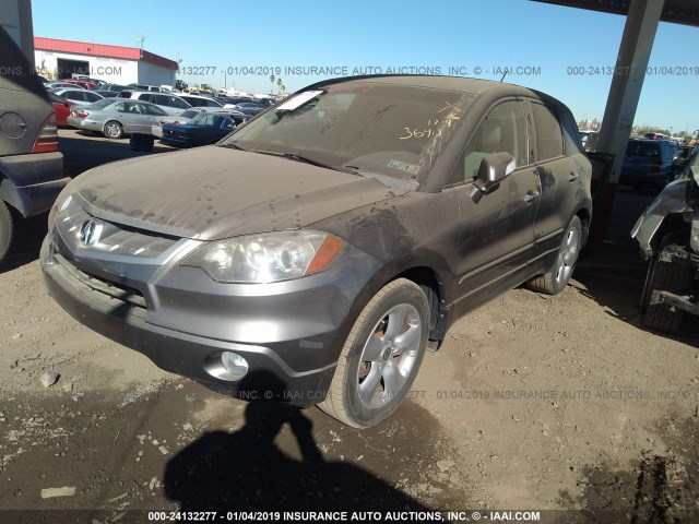 5J8TB18287A021798 - 2007 ACURA RDX GRAY photo 2