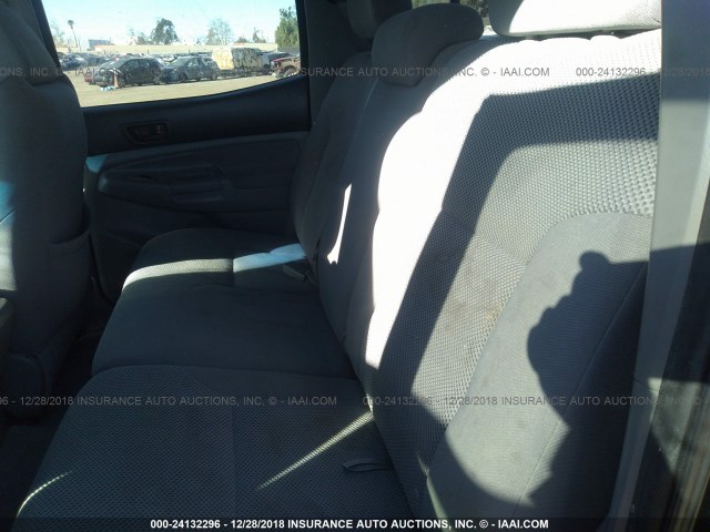 5TEJU62N58Z470461 - 2008 TOYOTA TACOMA DOUBLE CAB PRERUNNER BLACK photo 8