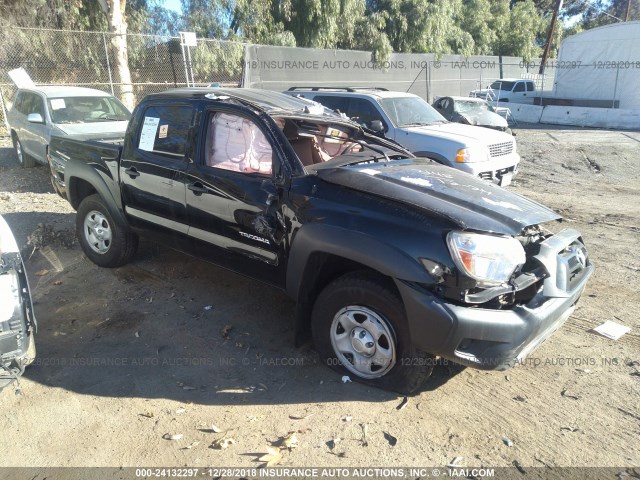 3TMJU4GN5EM167556 - 2014 TOYOTA TACOMA DOUBLE CAB PRERUNNER BLACK photo 1