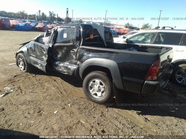 3TMJU4GN5EM167556 - 2014 TOYOTA TACOMA DOUBLE CAB PRERUNNER BLACK photo 3