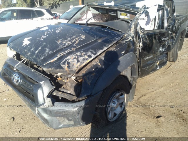 3TMJU4GN5EM167556 - 2014 TOYOTA TACOMA DOUBLE CAB PRERUNNER BLACK photo 6