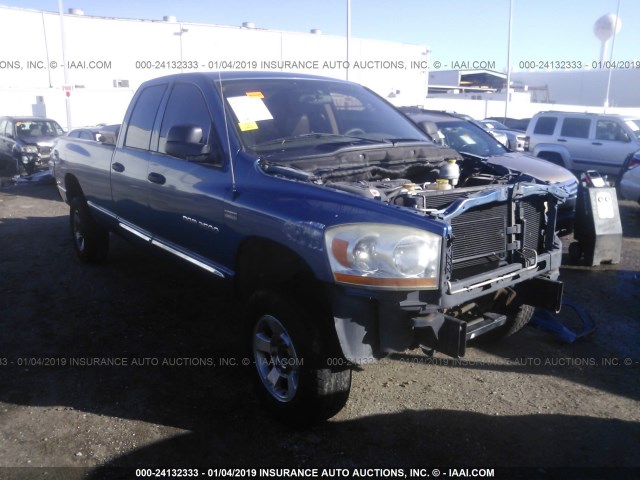 1D7KS28D66J113367 - 2006 DODGE RAM 2500 ST/SLT BLUE photo 1