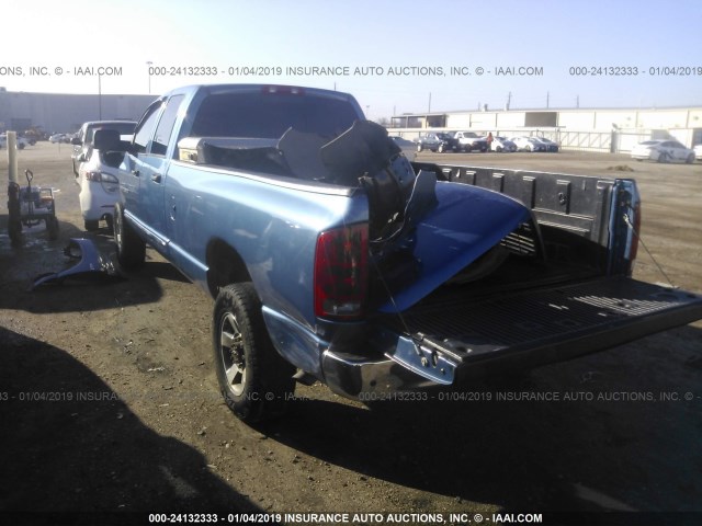 1D7KS28D66J113367 - 2006 DODGE RAM 2500 ST/SLT BLUE photo 3