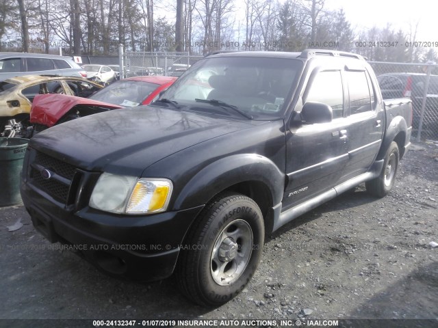 1FMZU77E32UB72374 - 2002 FORD EXPLORER SPORT TR  BLACK photo 2