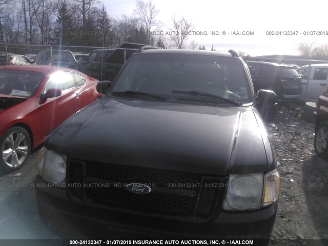 1FMZU77E32UB72374 - 2002 FORD EXPLORER SPORT TR  BLACK photo 6