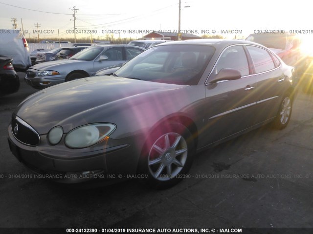 2G4WE587761180662 - 2006 BUICK LACROSSE CXS GRAY photo 2