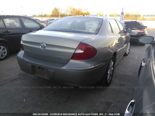 2G4WE587761180662 - 2006 BUICK LACROSSE CXS GRAY photo 4