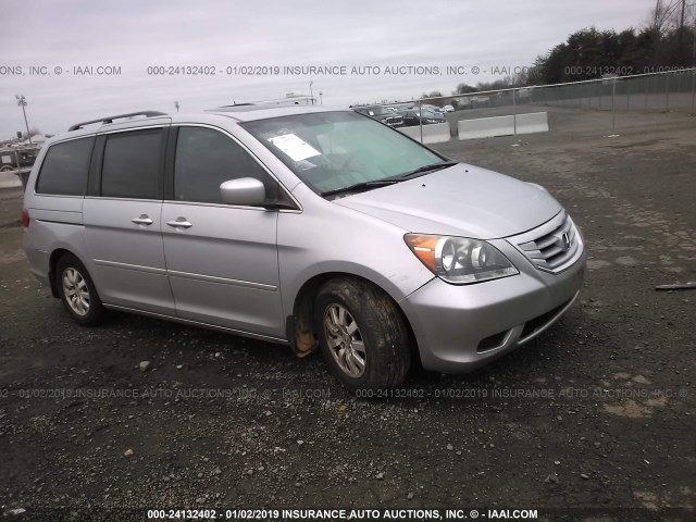 5FNRL3H73AB099840 - 2010 HONDA ODYSSEY EXL SILVER photo 1