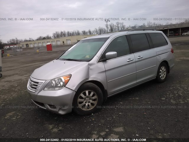 5FNRL3H73AB099840 - 2010 HONDA ODYSSEY EXL SILVER photo 2