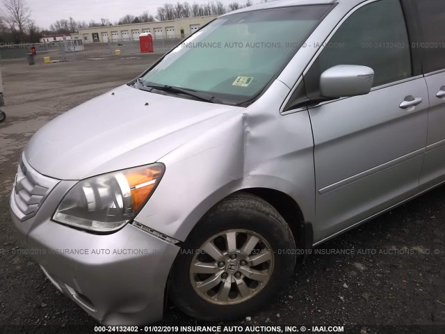 5FNRL3H73AB099840 - 2010 HONDA ODYSSEY EXL SILVER photo 6