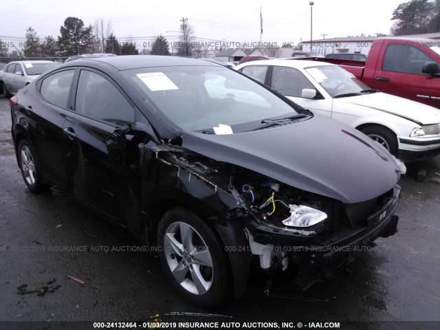 KMHDH4AE6DU755174 - 2013 HYUNDAI ELANTRA GLS/LIMITED BLACK photo 1