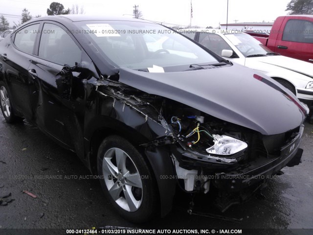 KMHDH4AE6DU755174 - 2013 HYUNDAI ELANTRA GLS/LIMITED BLACK photo 6