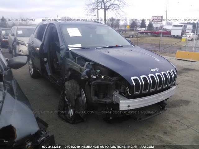 1C4PJLCS2EW167152 - 2014 JEEP CHEROKEE LATITUDE BLUE photo 6