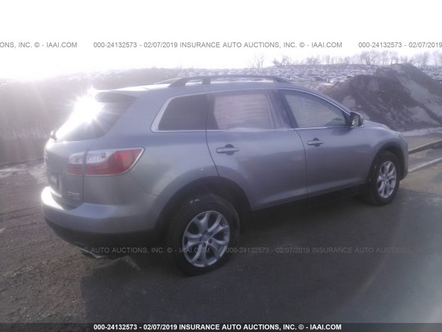 JM3TB3CA0C0341892 - 2012 MAZDA CX-9 SILVER photo 4