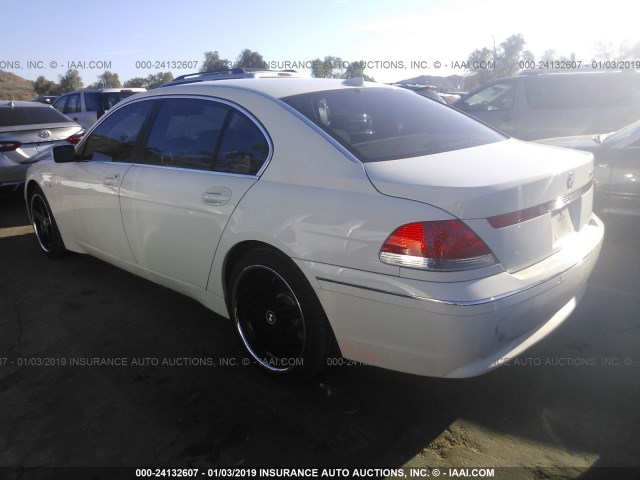 WBAGN63493DR13061 - 2003 BMW 745 LI WHITE photo 3