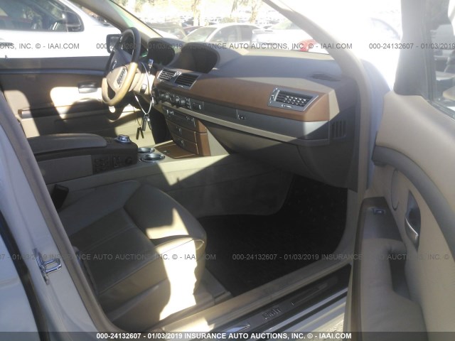 WBAGN63493DR13061 - 2003 BMW 745 LI WHITE photo 5