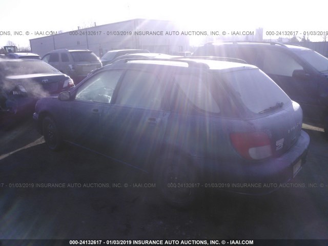 JF1GG65503H800519 - 2003 SUBARU IMPREZA TS BLUE photo 3