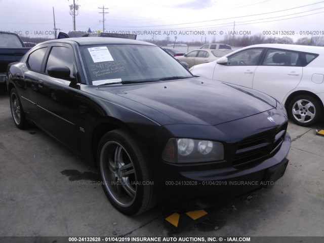 2B3KA43G16H424783 - 2006 DODGE CHARGER SE/SXT BLACK photo 1