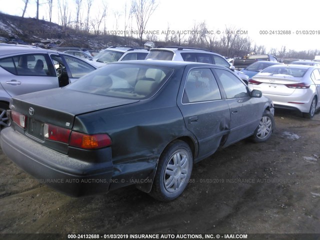 4T1BG22KX1U079682 - 2001 TOYOTA CAMRY CE/LE/XLE GREEN photo 4