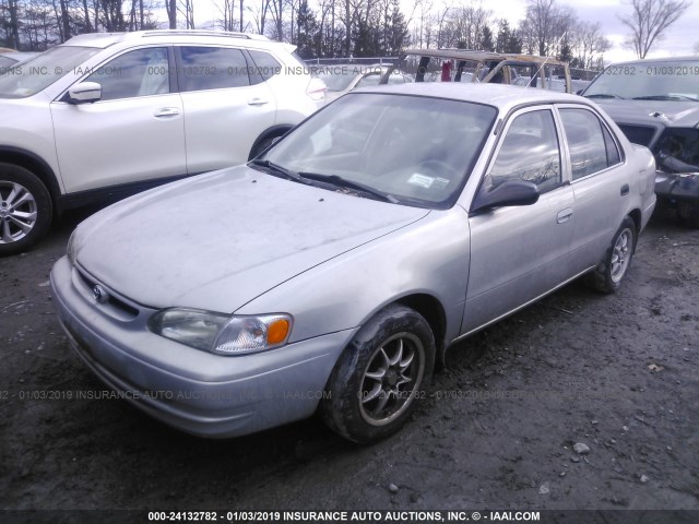 2T1BR12E3YC266580 - 2000 TOYOTA COROLLA VE/CE/LE SILVER photo 2